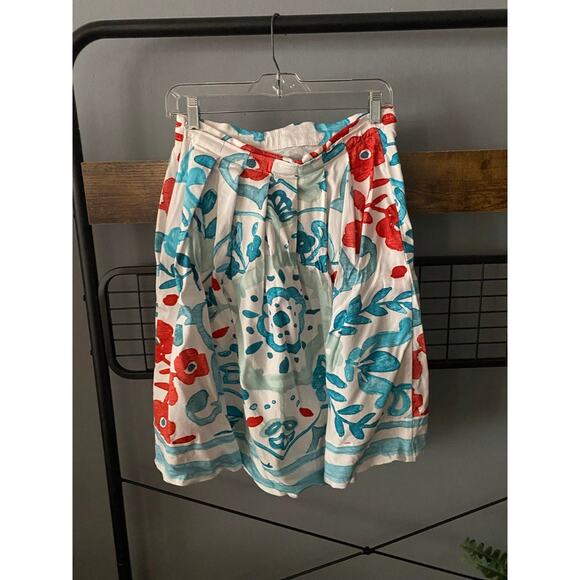 Loft Rayon Floral Skirt | Size 2 - Picture 5 of 8